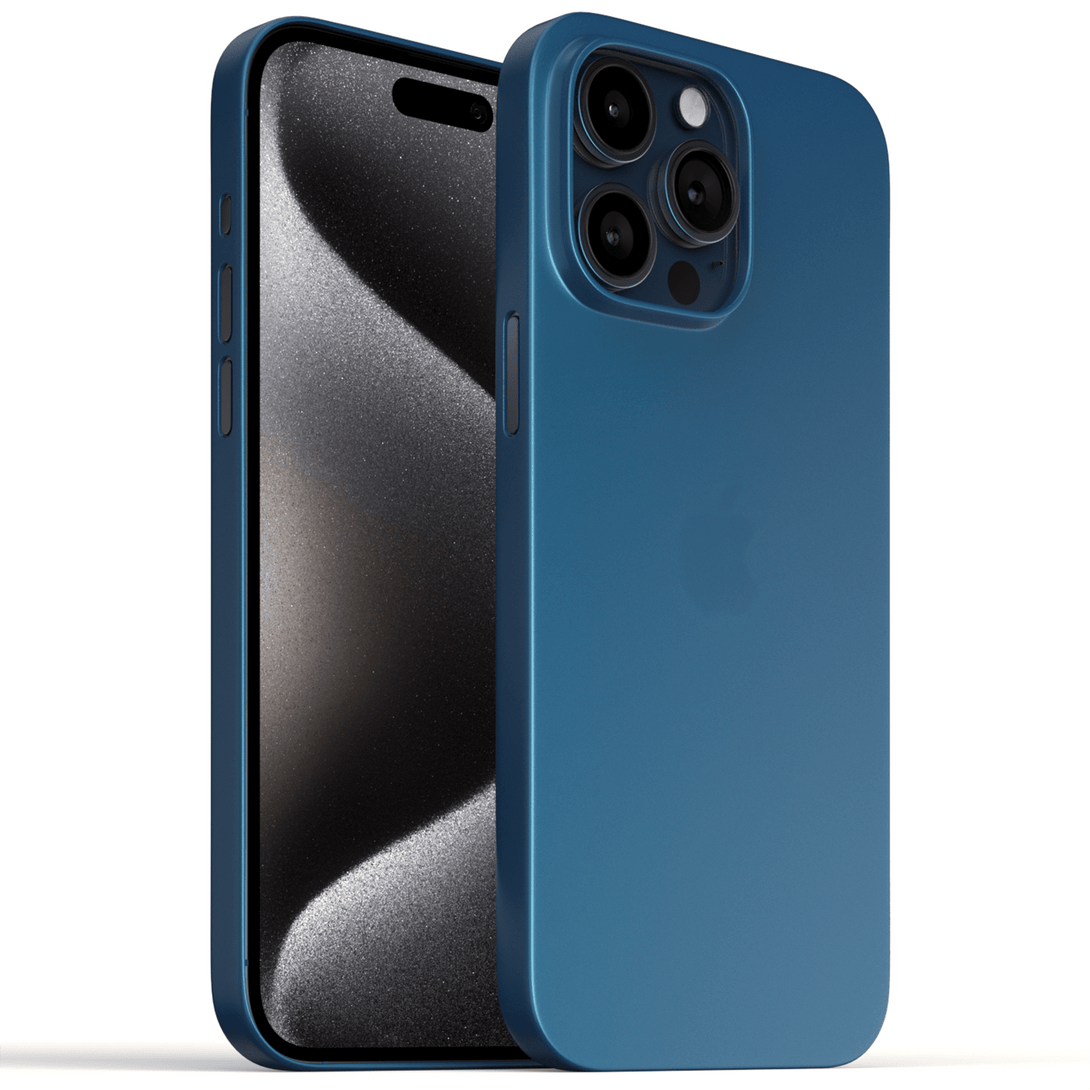 Best Slim Case for iPhone 16, 16 Pro, 16 Pro Max, 16 Plus - Blue Titanium