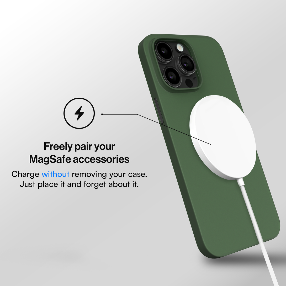 Slim Case for iPhone 16, 16 Pro, 16 Pro Max, 16 Plus - Green