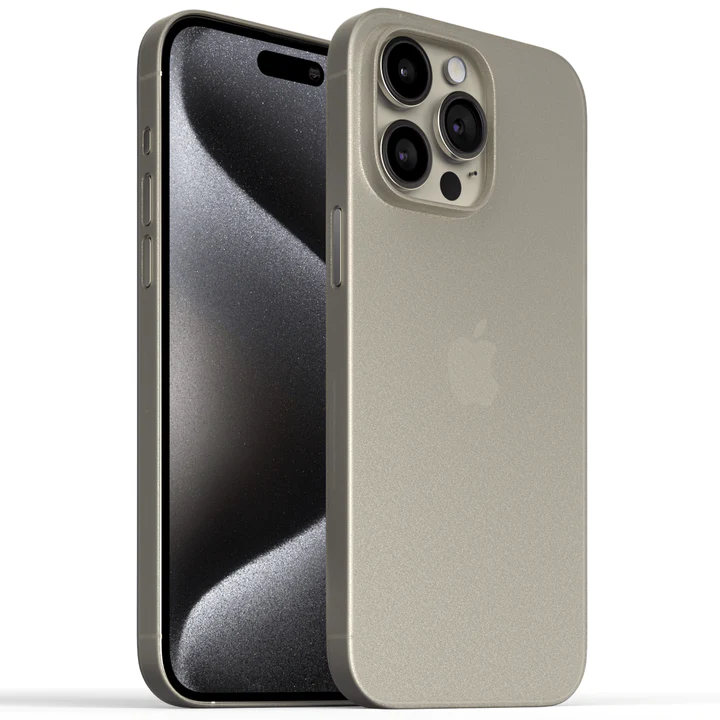 Best Ultra Slim Case for iPhone 15, 15 Pro, 15 Pro Max, 15 Plus - Titanium